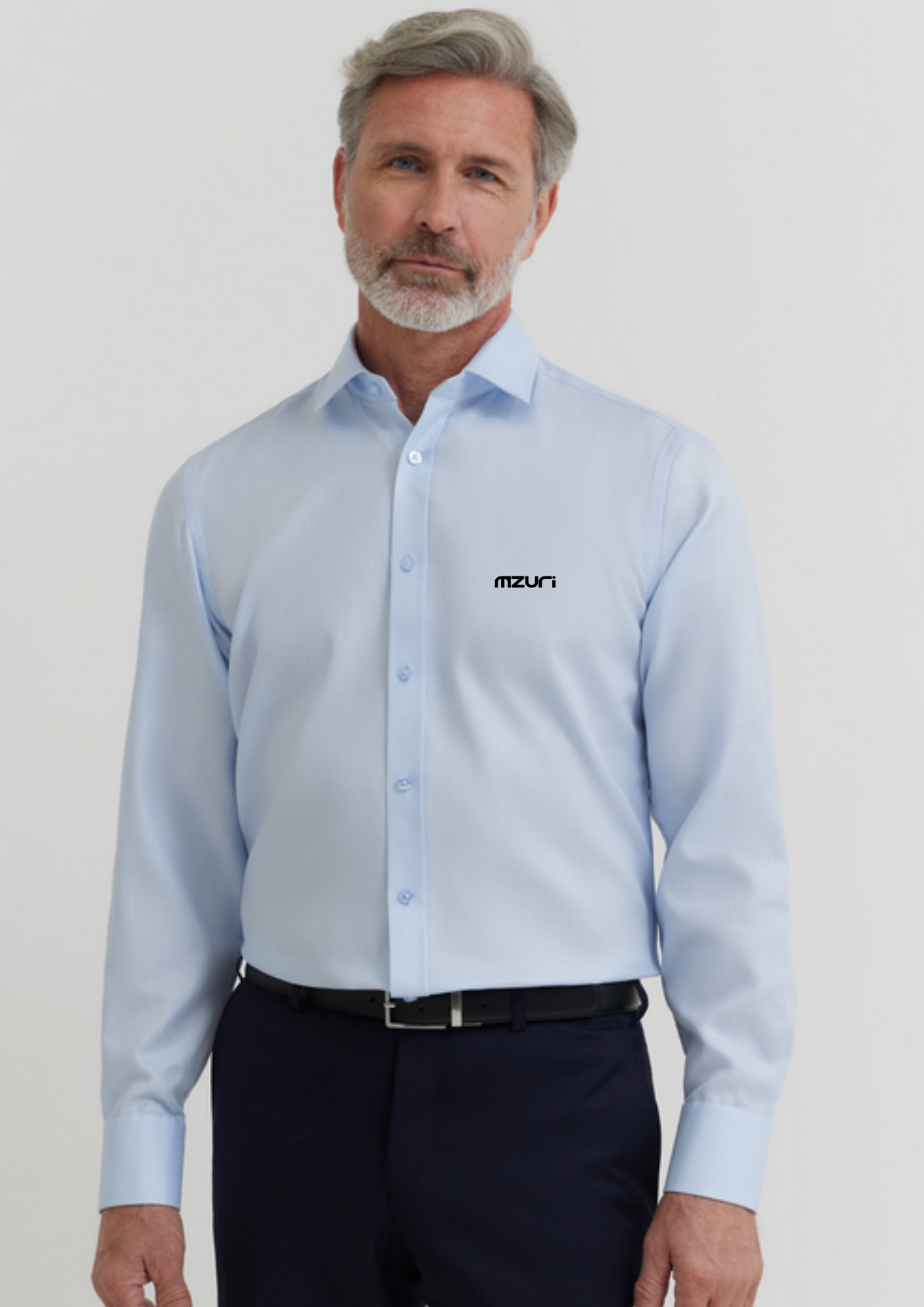 Koszula męska niebieska slim