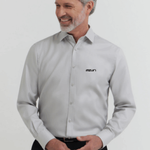 Koszula męska szara regular