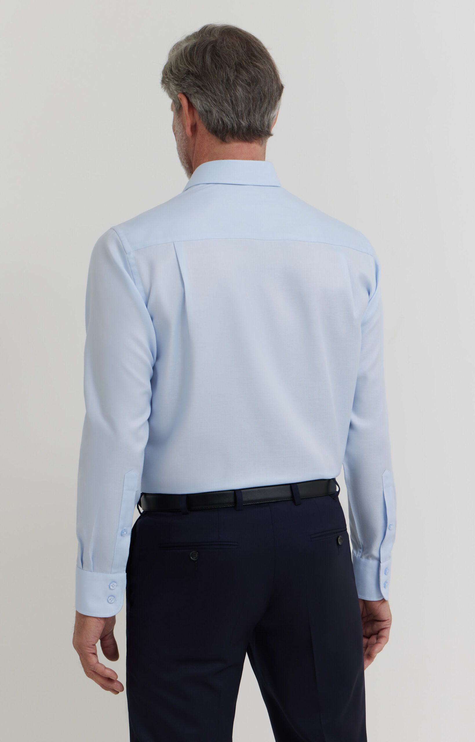 Koszula męska niebieska slim - obrazek 2